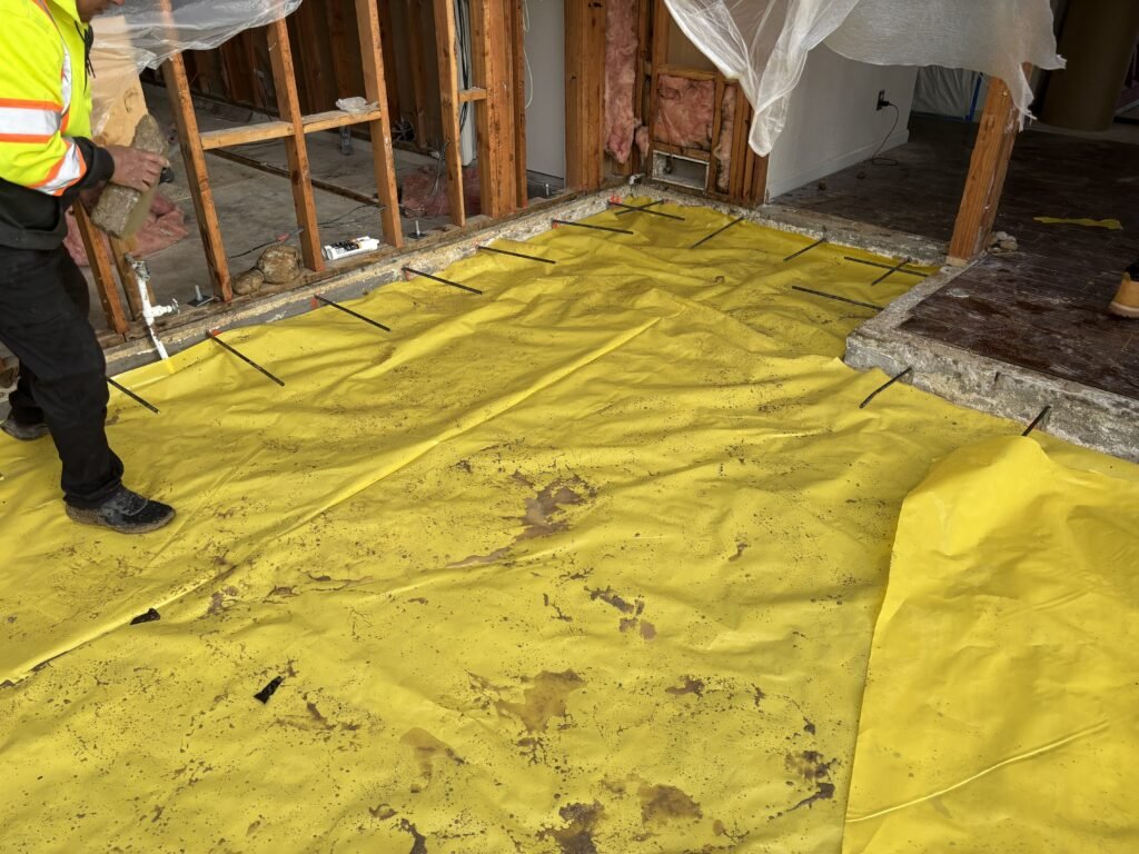 Slab vapor barrier foundation services